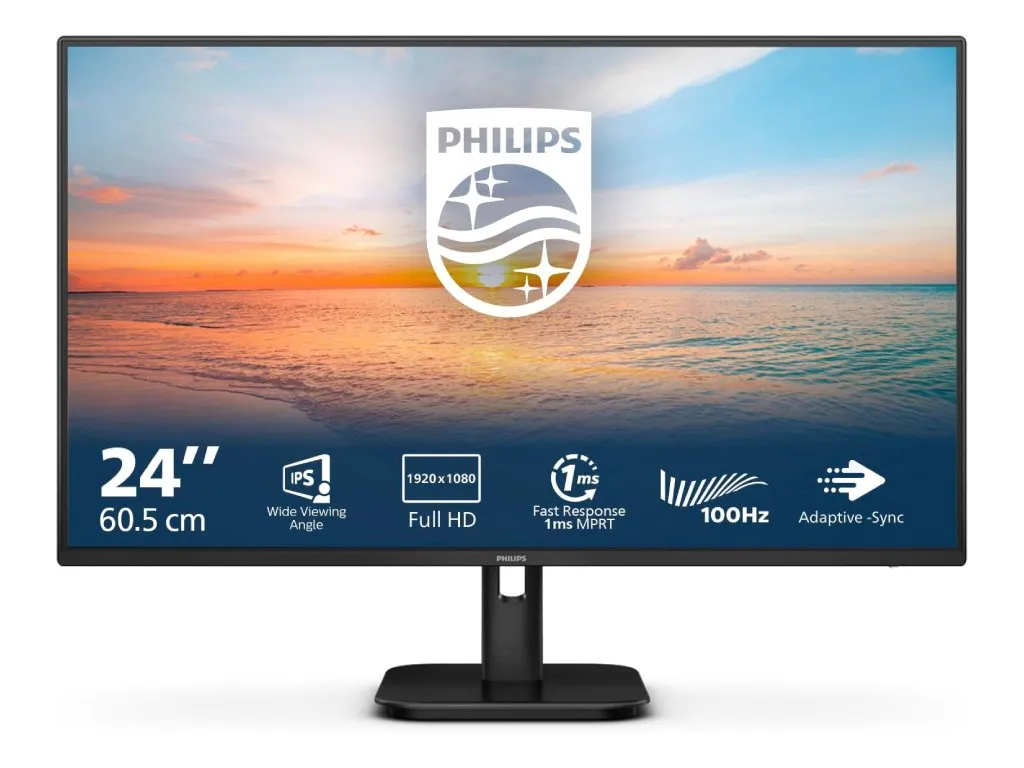 Monitor PHILIPS 24E1N1100A/00 23,8"/IPS/1920x1080/100Hz/1ms MPRT/VGA,HDMI/VESA/crna Slika 4